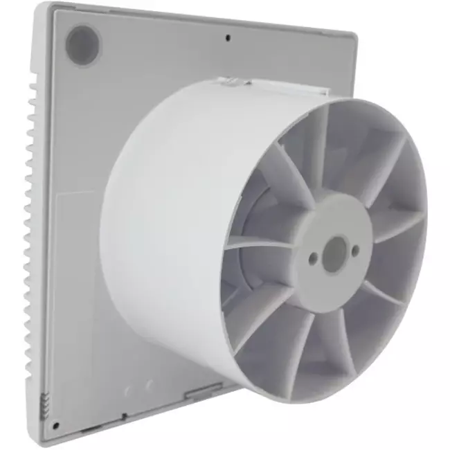 Badrumsfläkt med timer Ø 150 mm vit - pRemium 150TS
