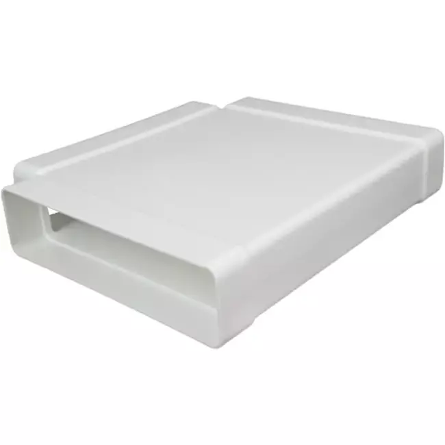 Rektangulärt T-stycke av plast 220x90 mm - KT29