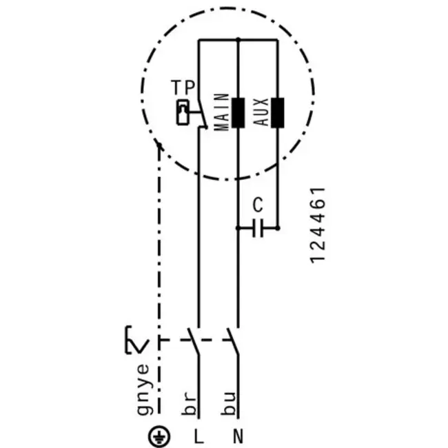 Takfläkt vertikal metall - DVA 315 E4P 43