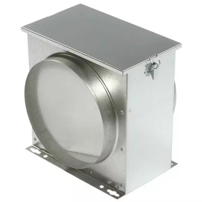 Ruck luftfilterbox med filter av fibermatta Ø 125 (FV 125)