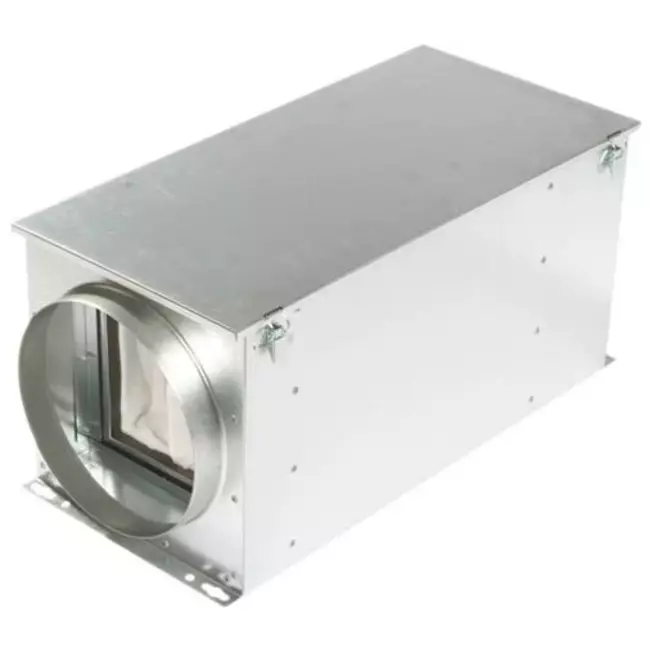 Ruck luftfilterbox med värmeregister 125 mm (FTW 125)