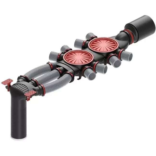 Heatpex Aria ventilförgrening (3 x 75 mm)