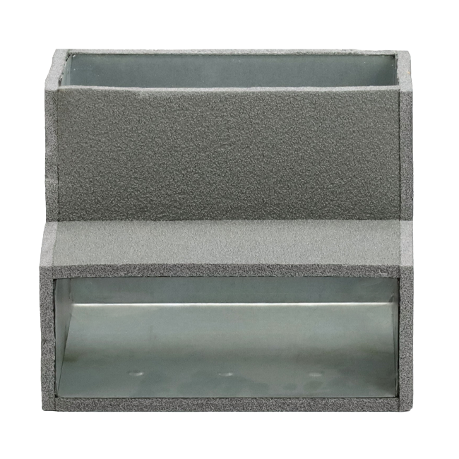 Thermoduct inbyggningsböj 90 grader 220x80 mm horisontell