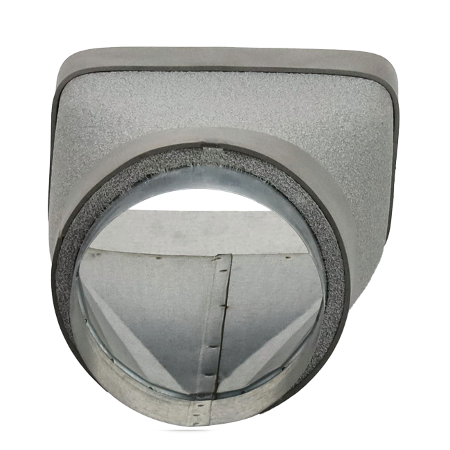 Thermoduct reducerare 220 x 80 till diameter 150 mm