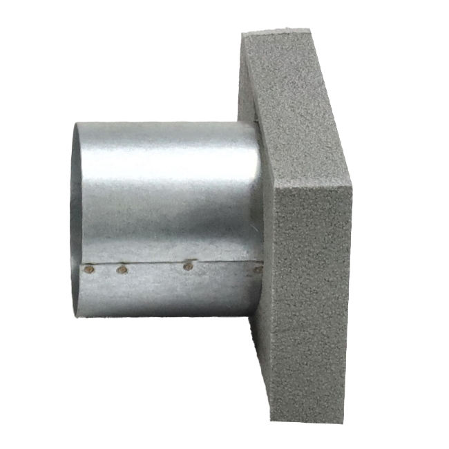 Thermoduct slutlock 220x80 mm med anslutning diameter 80 mm