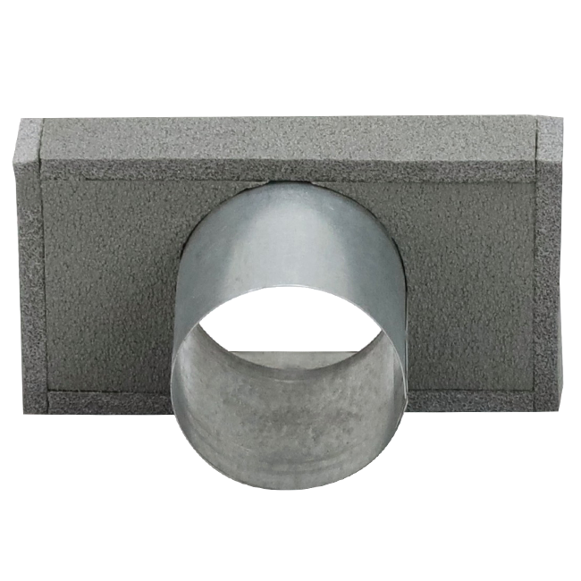 Thermoduct slutlock 220x80 mm med anslutning diameter 80 mm