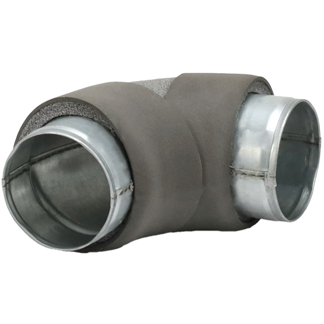 Termoduktens böjdiameter 80 mm 90 grader (inte säkert)