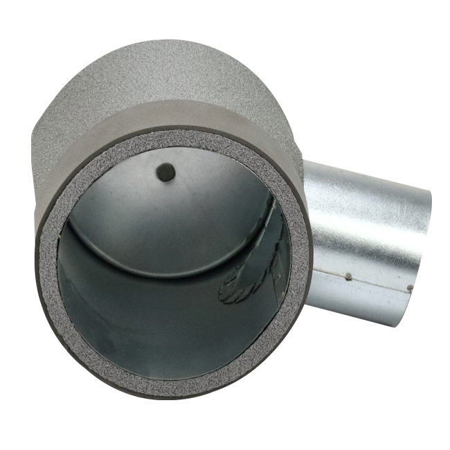 Thermoduct inbyggnadskärl diameter 125 mm H=80 mm enkelt med hål för tunnelkonstruktion