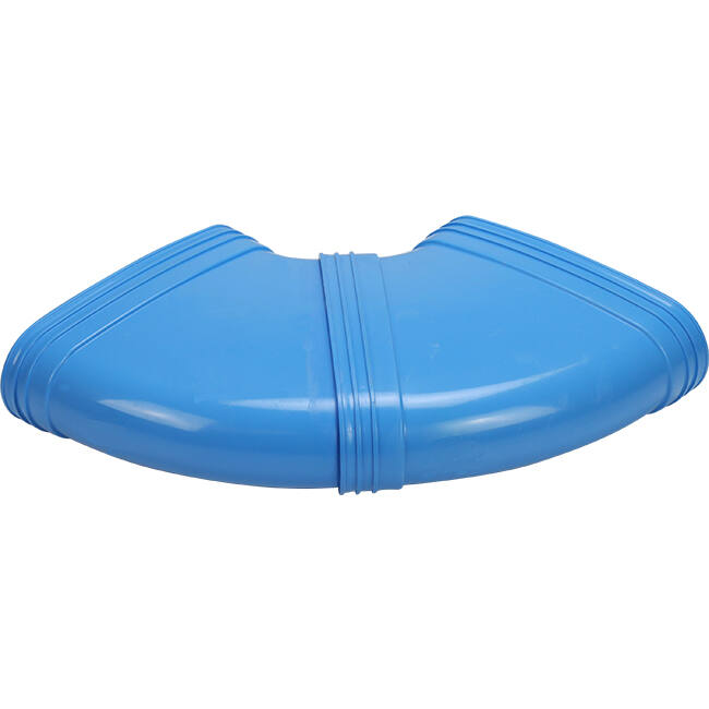 Wavin Ventiza Böj 90 grader PVC oval 235x80 mm horisontell M/M