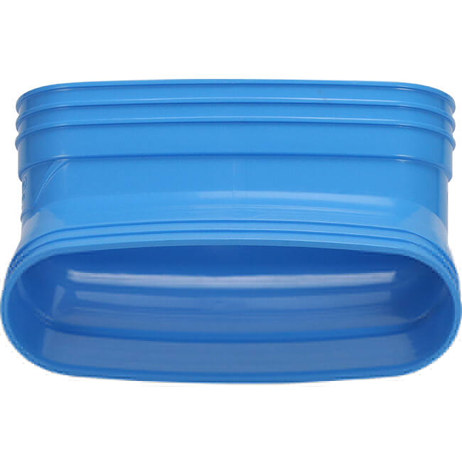 Wavin Ventiza Böj 45 grader PVC oval 235x80 mm vertikalt M/M