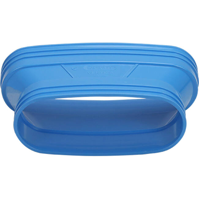 Wavin Ventiza Övergång PVC oval 235x80 mm till 195x80 mm M/M