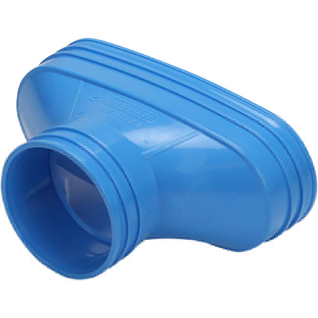 Wavin Ventiza Övergång PVC oval 195x80 mm till 80 mm M/M