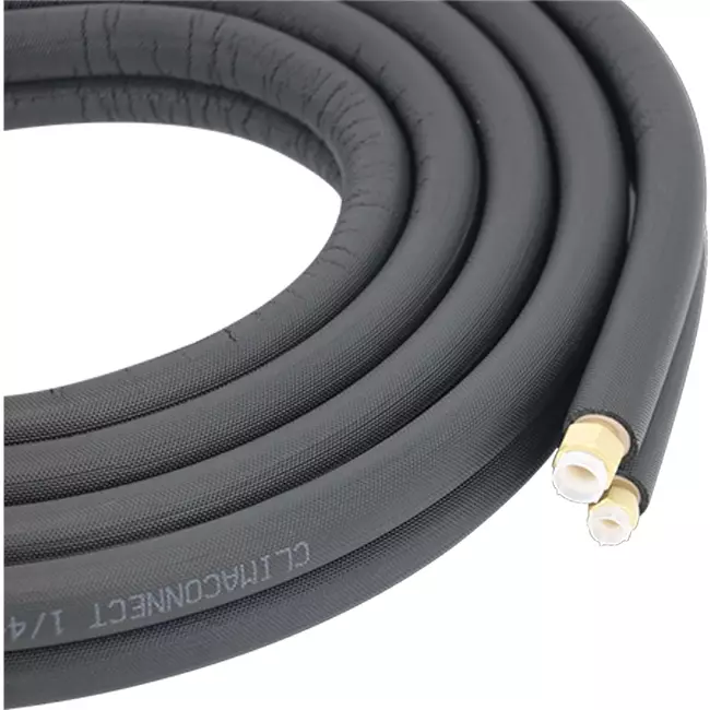 ClimaConnect kylslangssats med flänsade kopplingar  1/4–3/8, längd 5 meter