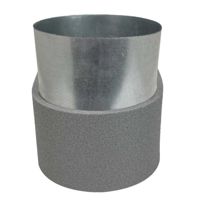 Thermoduct lepe hörnstycke enkel symmetriskt 220x80 mm till diameter 150 mm