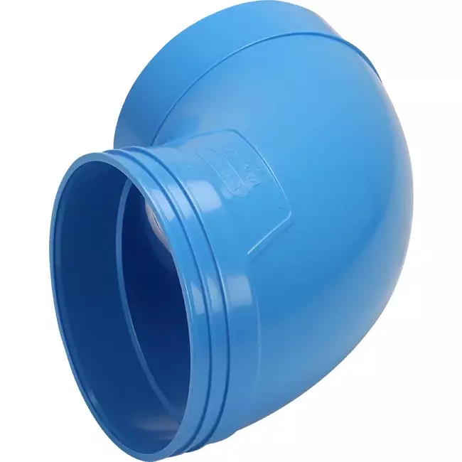 Wavin Ventiza 90 grader böj PVC rund 160 mm M/S