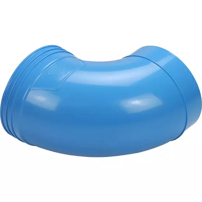 Wavin Ventiza 90 grader böj PVC rund 160 mm M/S