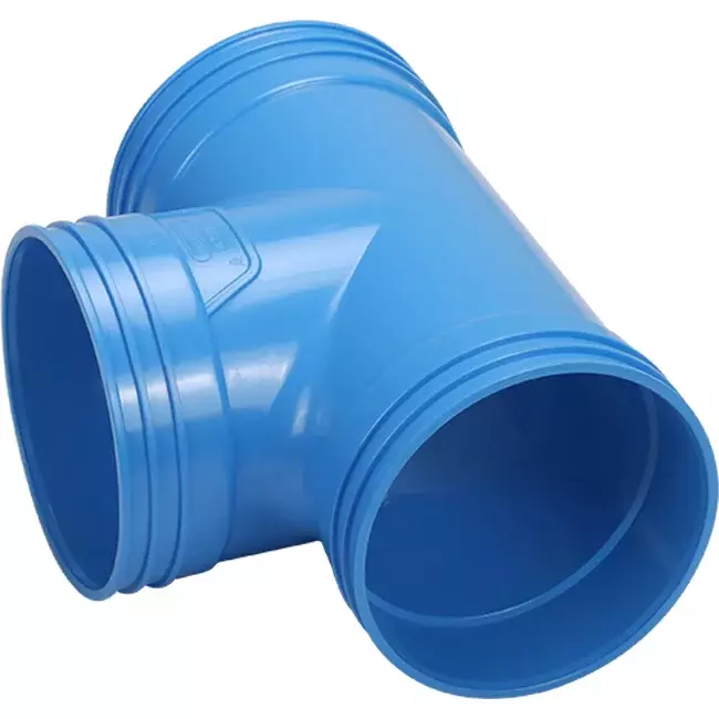 Wavin Ventiza T-stycke 90 grader PVC runt 160 mm M/M/M