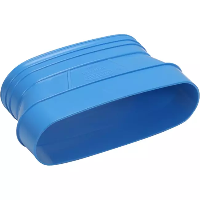Wavin Ventiza Övergång PVC oval 235x80 mm till 195x80 mm M/S