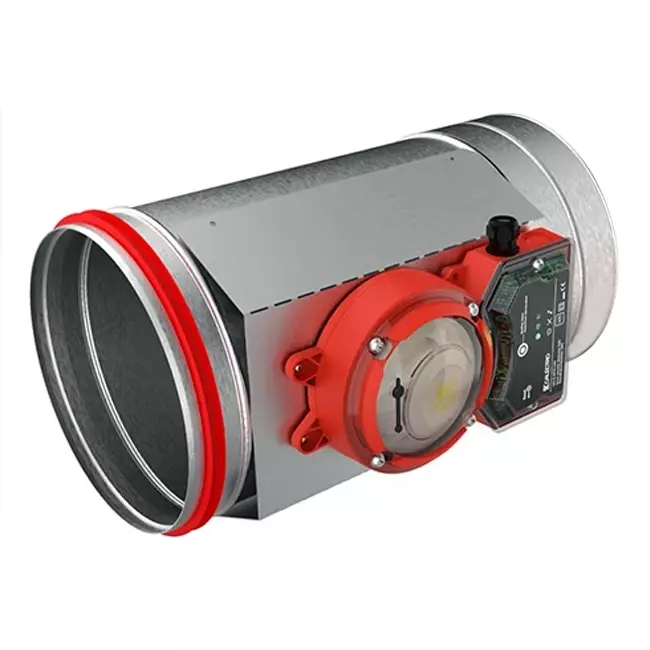 Röksensor 230V för runt brandspjäll 160 mm - E-FDC A SSA D160 230