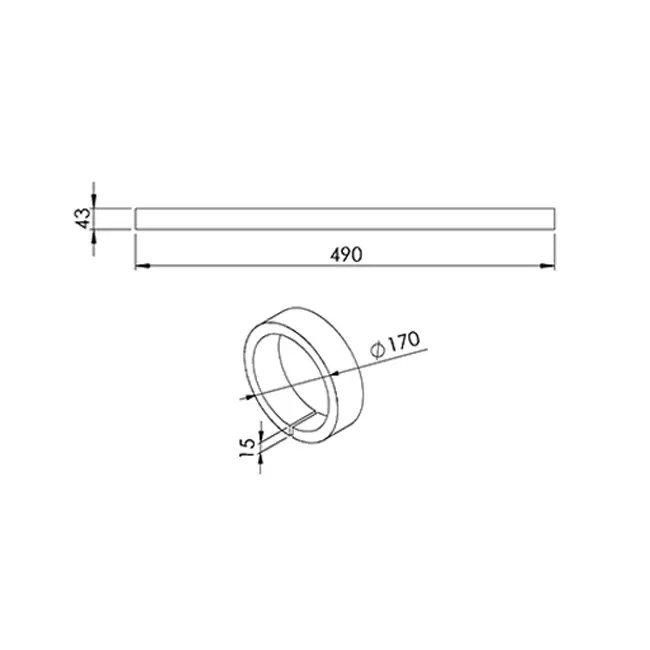 Europlast filter för SPK2 - F490x43 (2 stycken)