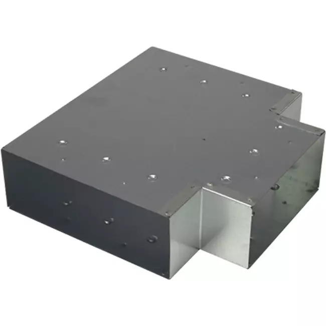 T-stycke (vinklat) 90 grader 220x80 mm - 170x80 mm för rökkanalsystem