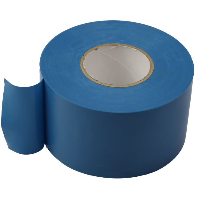 PVC-tejp blå 50 mm bred - rulle 33 m