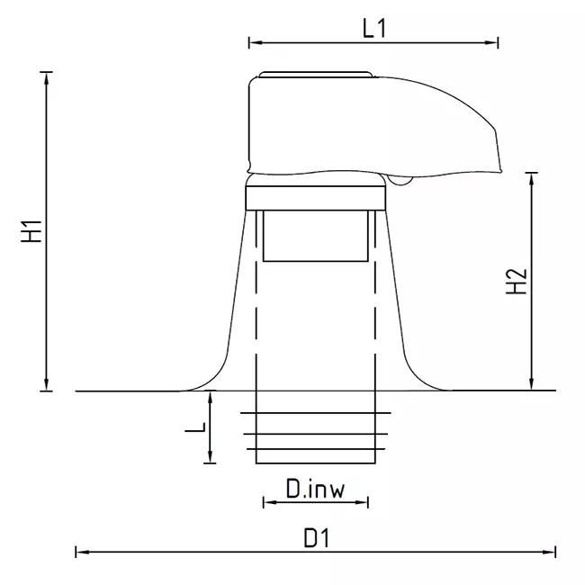 Rörgenomföring 3000 DW 100 mm med PVC