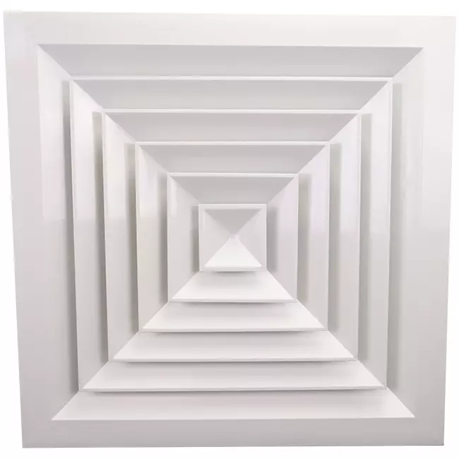 Spaltdiffusor med 4-sidig luftfördelning MDCD4-300/445 - RAL9016