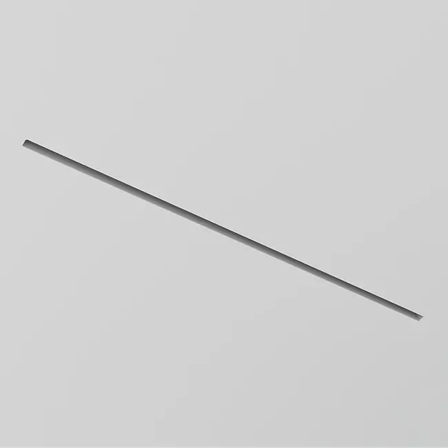 Ergovent ramlös spaltdiffusor 1000 mm med anslutningsdiameter 90 mm - profil