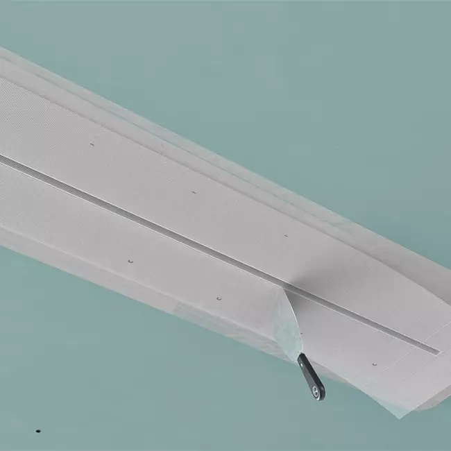 Ergovent ramlöst spaltdiffusor 600 mm med anslutningsdiameter 75 mm - profil