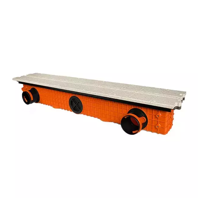 Ergovent ramlös spaltdiffusor 1050 mm med anslutningsdiameter 90 mm - modulär - 1 slits