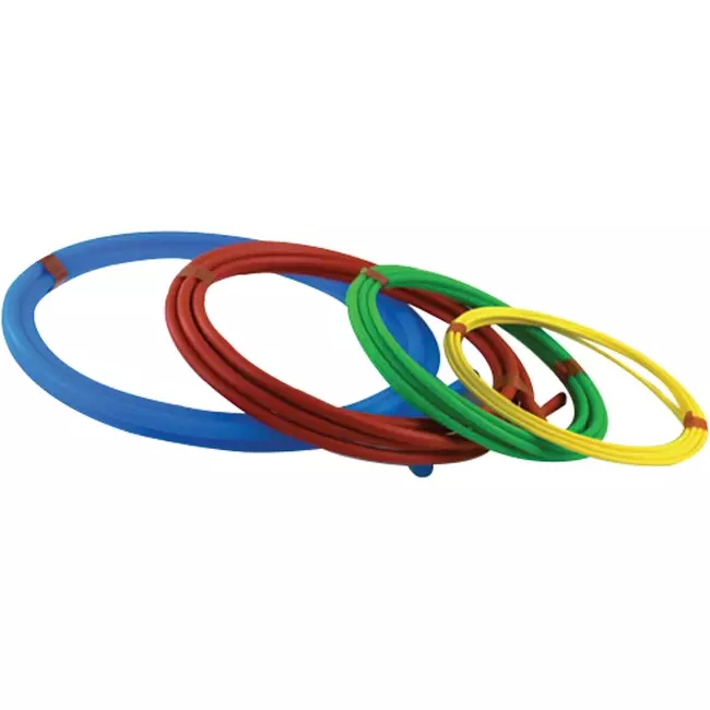 Böjfjädrar av nylon set 4 meter 1/4-3/8-1/2-5/8