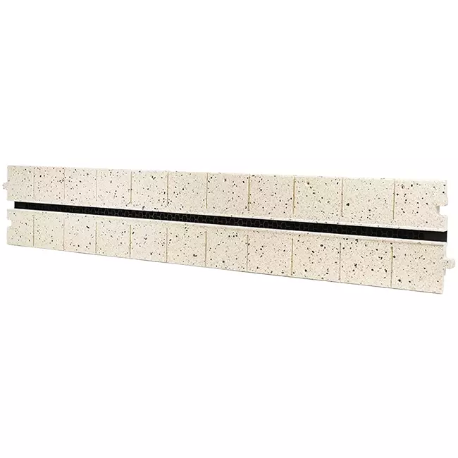Ergovent mellansektion för moduluppbyggda spaltdiffusorer 1050 mm - 1 spår