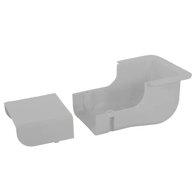 ClimaConnect vägglock för monteringskanal 100 mm - RAL 9010