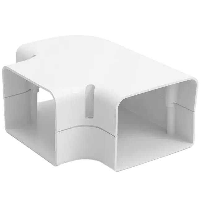 ClimaConnect T-stycke för monteringskanal 100 mm - RAL 9010