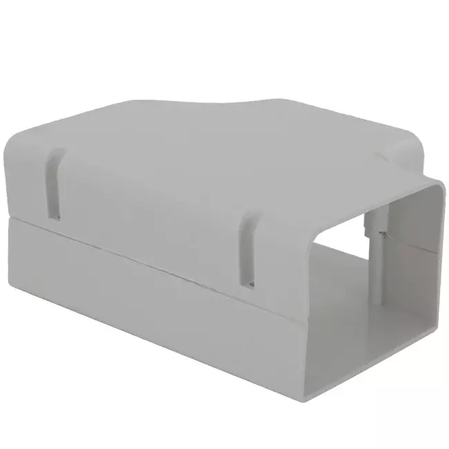 ClimaConnect T-stycke för monteringskanal 100 mm - RAL 9010