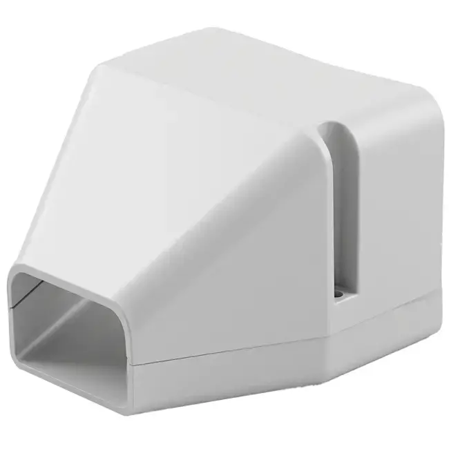 ClimaConnect-ändstycke för monteringskanal 75 mm - RAL 9010
