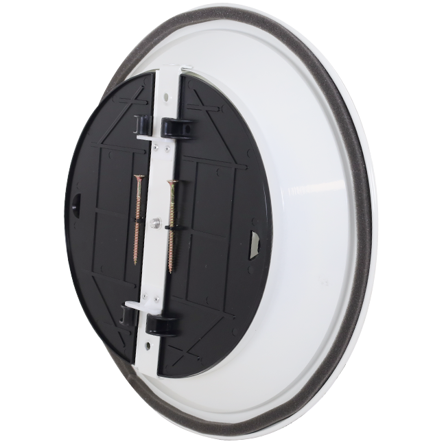 Takdiffusor rund med fast mönster Ø 200 mm - RAL9010