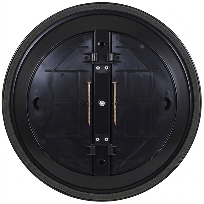 Takdiffusor rund med fast mönster Ø 300 mm - RAL9005 30% glans
