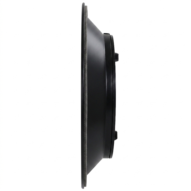 Takdiffusor rund med fast mönster Ø 300 mm - RAL9005 30% glans