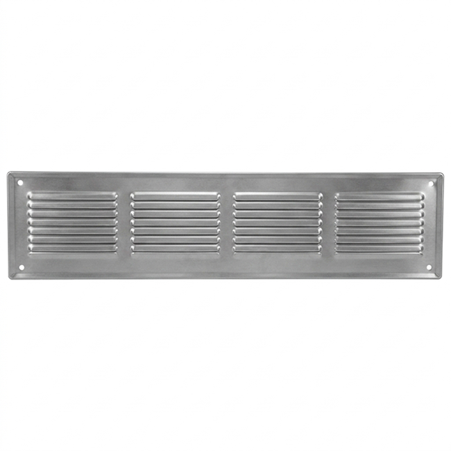 Vägggaller 300x100mm aluminium - obehandlad