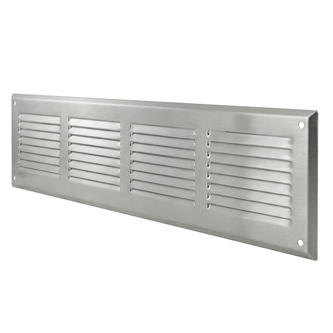 Vägggaller 300x100mm aluminium - obehandlad
