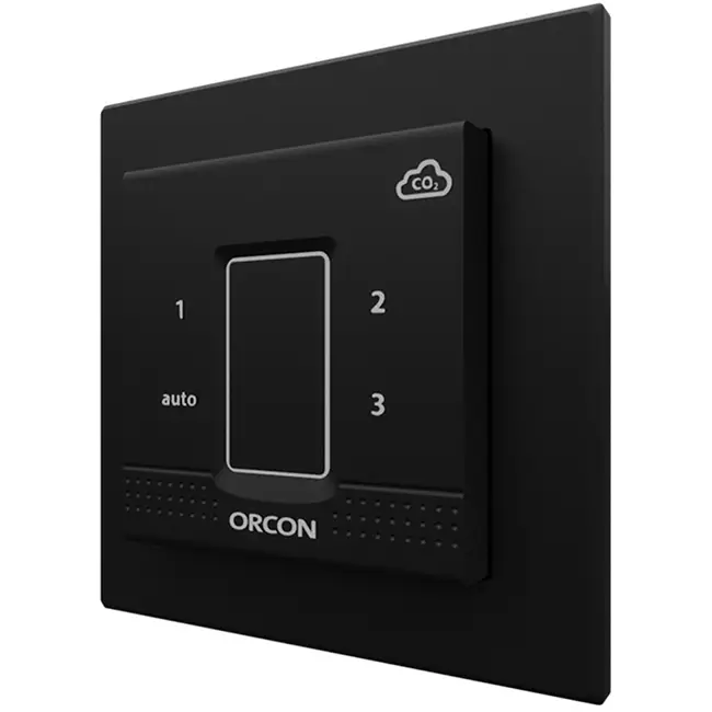 Lock svart för Orcon CO₂ infälld styrsensor 15RF