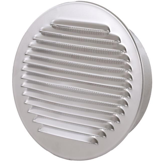 Ventilationsgaller cirkulärt 250 mm aluminium - EL-A-R250 ALU