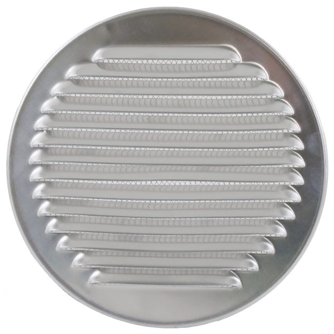 Ventilationsgaller cirkulärt 250 mm aluminium - EL-A-R250 ALU