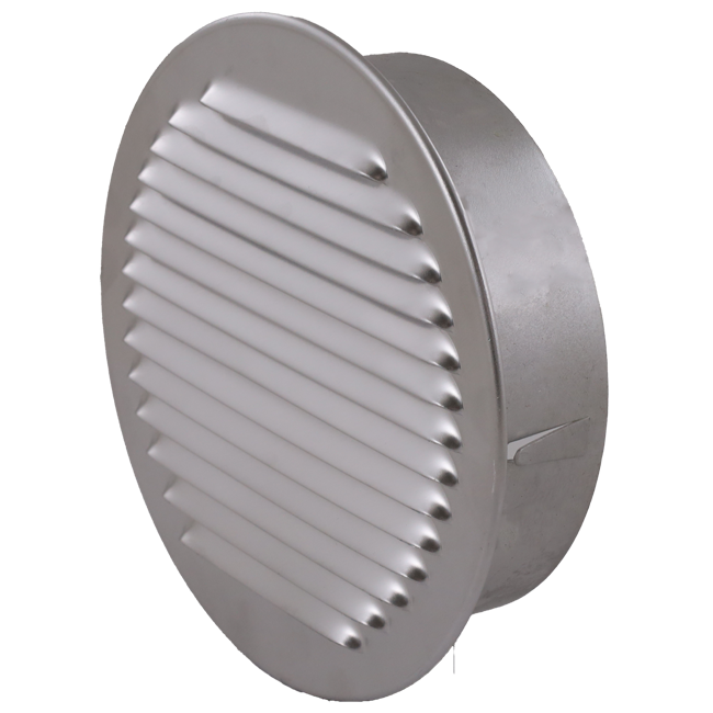 Ventilationsgaller cirkulärt 250 mm aluminium - EL-A-R250 ALU