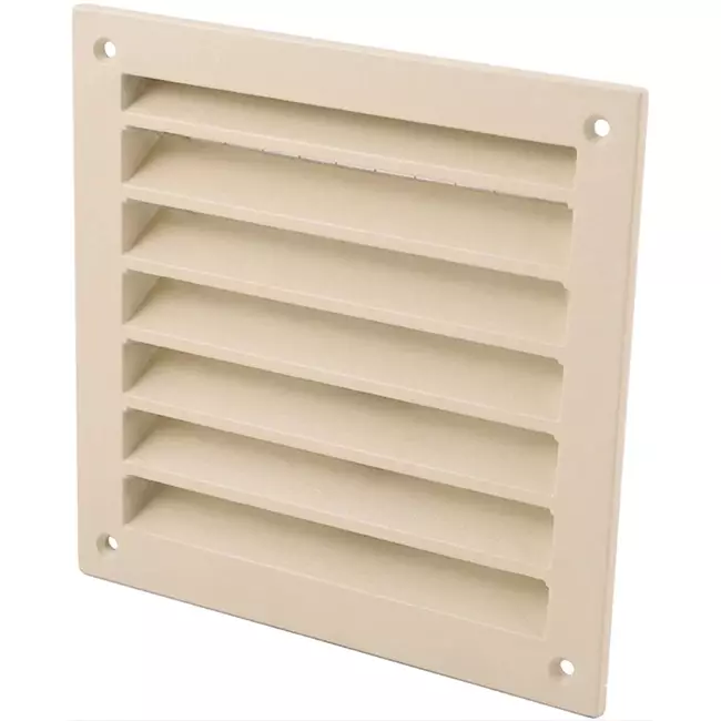 Ytterväggsgaller aluminium 150x150 mm - RAL 1015