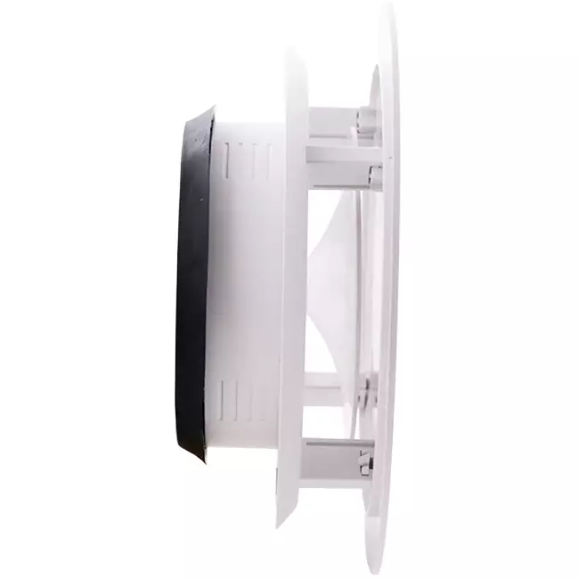 ClimaConnect Design-ventil, rund, Ø 125 mm – vit