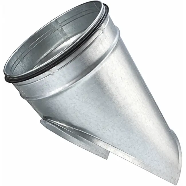 Sadelstycke Ø 355 mm – 315 mm (45°) – Galvaniserat