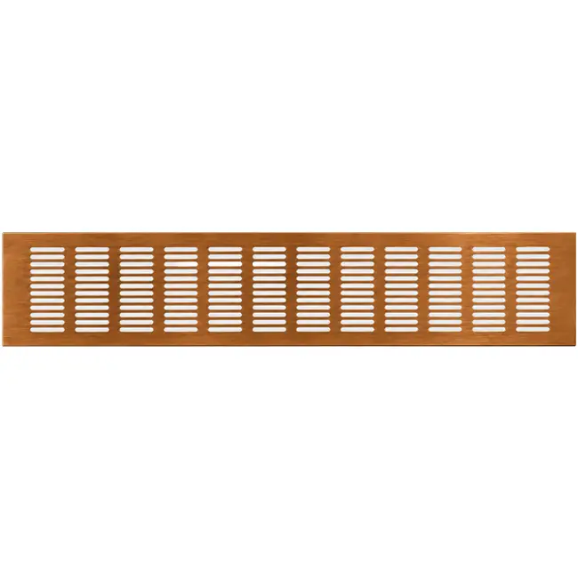 Aluminiumgaller – borstad koppar, L=500 mm x H=100 mm – RA1050G